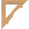 Ekena Millwork Balboa Traditional Smooth Bracket w/ Offset Brace, Western Red Cedar, 7 1/2"W x 36"D x 40"H BKT0806X36X40BOA01SWR - alternate 2